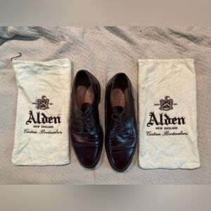 Allen Edmonds Park Avenue Cap Shoe Oxford leather brown men’s dress shoe